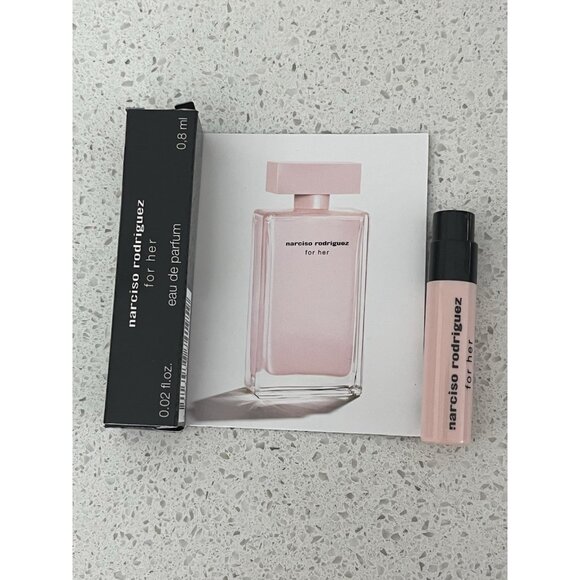 Narciso Rodriguez For Her eau de parfum 0.8 ml Sample 0.02 fl.oz Travel Spray - Picture 1 of 5
